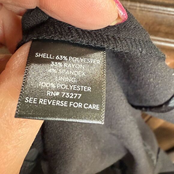 Simply Vera Vera Wang Black Blazer Women's Size Petite Large - Picture 6 of 10